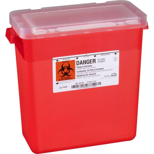Bemis Healthcare Bemisâ„¢ Sentinel Sharps Container, 3 Gallon, 13-1/2 x 13-7/8 x 6-7/8 Inch